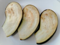 Fraîche découpe fruits et légumes : Aubergine lamelle prête à cuire