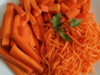 Carotte prête à cuire et à consommer 4ème Gamme
